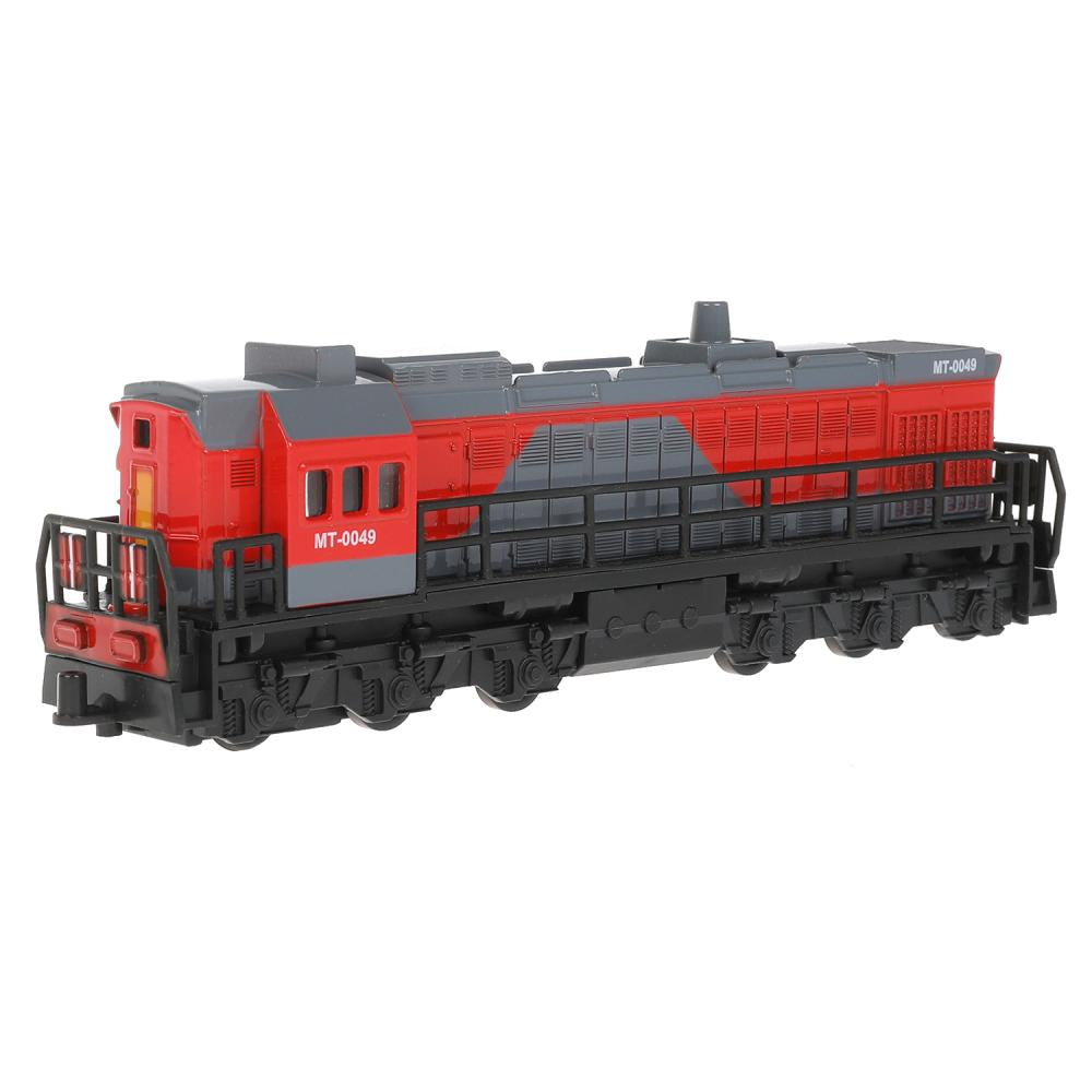 LOCOTEM18B-19-GYRD Модель металл ЛОКОМОТИВ 19 см, двери, инерц, красн, кор. Parc technologique en cor.2*24шт