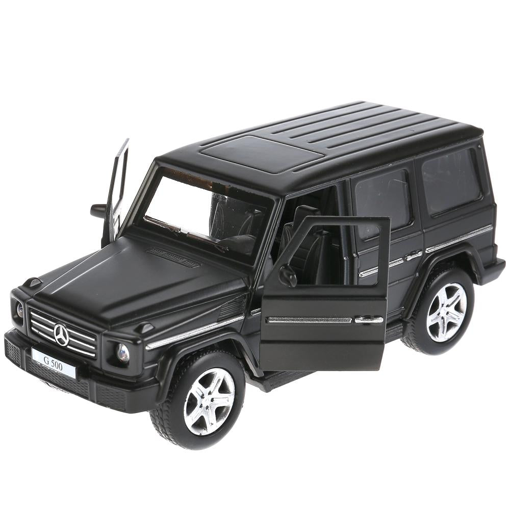 ТМ Технопарк. Машина металл "MERCEDES-BENZ G-CLASS" 12см, открыв. двери, инерц., ЧЕРНЫЙ в кор.2*36шт