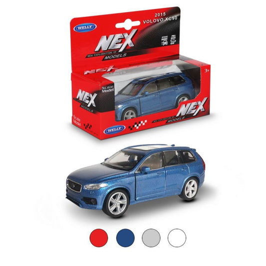 Welly. Машинка 1:38 "Volvo XC90 2015" пруж. мех., цвет в ассорт. арт.43688W