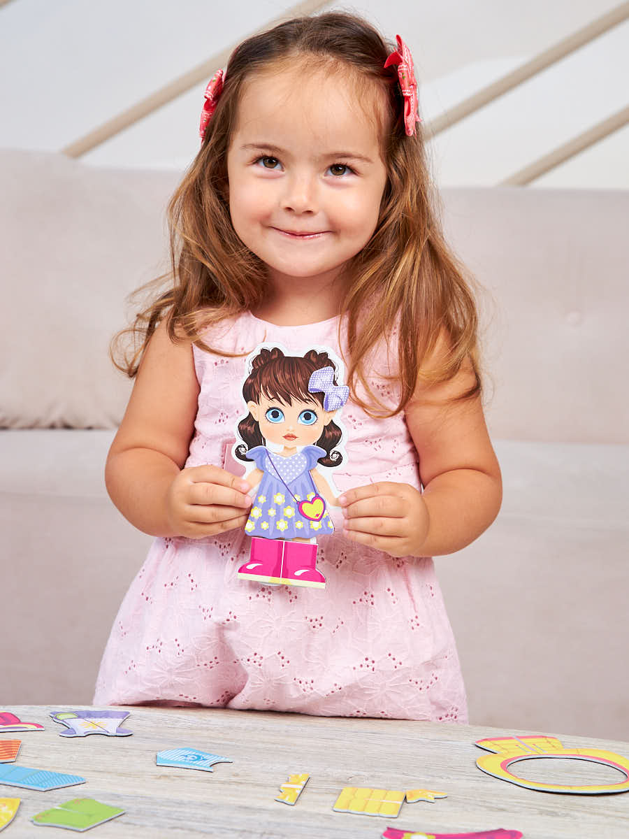 ИГРА МАГНИТНАЯ "ОДЕВАШКИ. ВЕРОНИКА". СЕРИЯ МАГНИТНЫЕ ИСТОРИИ в кор.14шт