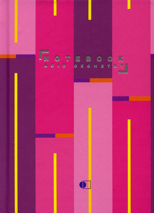 Блокнот "Кислотная геометрия, Ленты " / "Acid geometry", ribbons (А6, 128 стр., клетка)