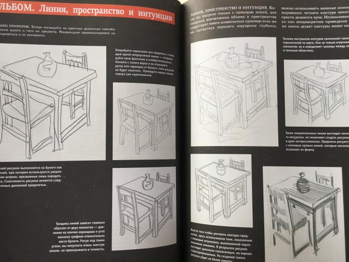 Линия и светотень в рисовании