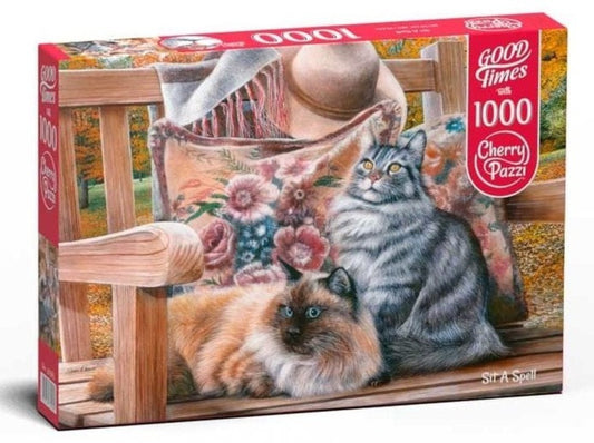 Cherry Puzzle-1000 30585 Кошачьи посиделки