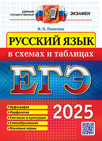 Politova. ЕГЭ 2025. Русский язык. Dans les schémas et les tableaux.