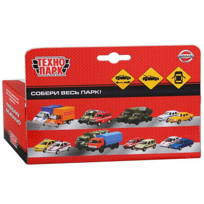 Machine en métal NISSAN MURANO 12 cm, ouverte, inerte., синяя в кор. Parc technologique en cor.2*24шт