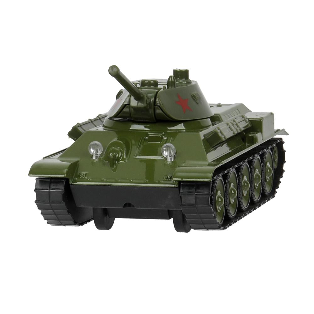 Machine en métal УРАЛВАГОНЗАВОД Т-90 ТАНК т-34 12 см,зеленый,звезда, кор. Parc technologique dans le cor.2*32шт