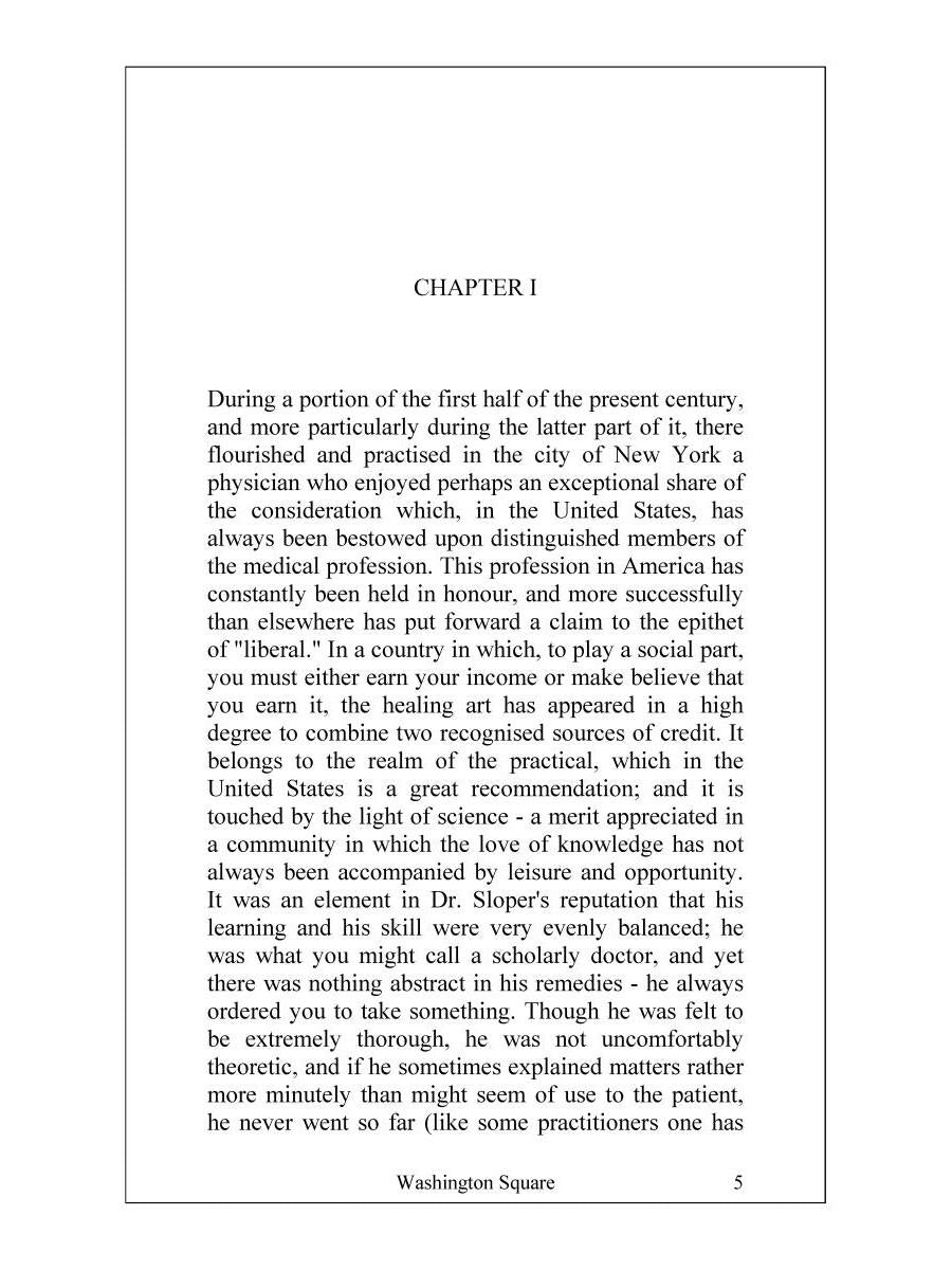 Washington Square = Вашингтонская площадь: роман на англ.яз. James H.