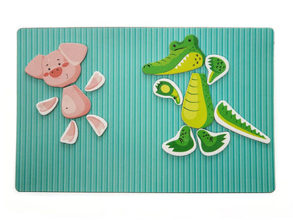 ДК.Игра магнитная "Всякая всячина. Зоопарк" (7 зверей).Серия Магнитные истории (европодвес,6 х10шт)