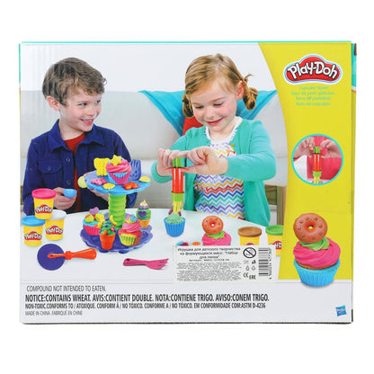 Набор для лепки с формочками cupcake tower 26*22 MultiArt в кор.2*24шт