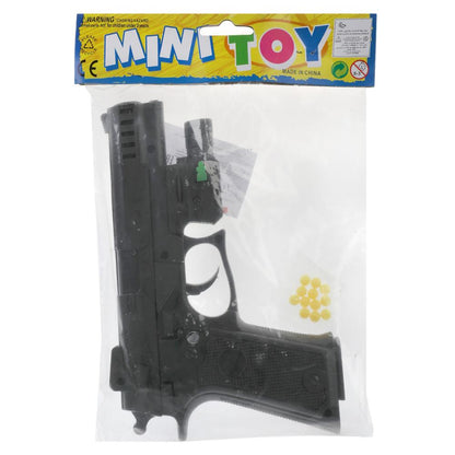 Pistolet (п) avec laser. прицелом, с пульками 138 в пак. dans le cor.2*120шт