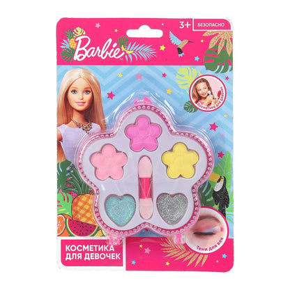 Косметика ДЛЯ ДЕВОЧЕК БАРБИ тени век, applicateur, blister МИЛАЯ ЛЕДИ в кор.3*240шт