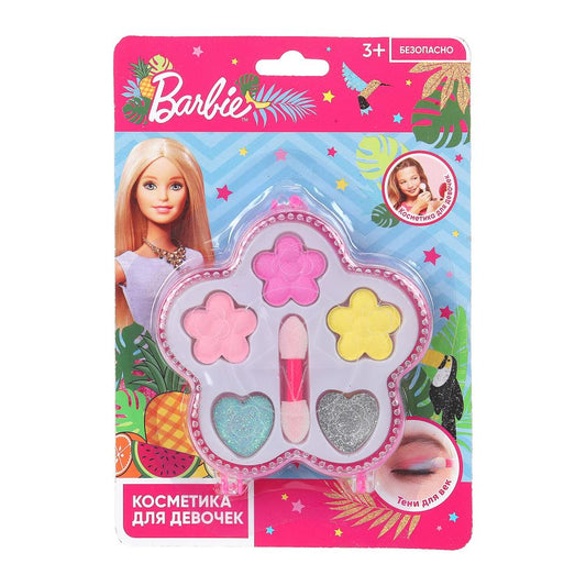 Косметика ДЛЯ ДЕВОЧЕК БАРБИ тени век, applicateur, blister МИЛАЯ ЛЕДИ в кор.3*240шт