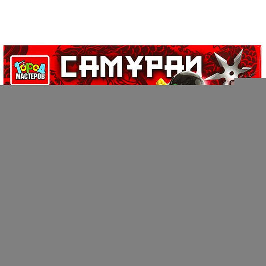 Конструктор зеленый самурай на мотоцикле, 24 дет. Город мастеров в кор.2*144шт