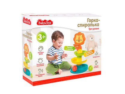 Игрушка "Горка-спиралька. Три уровня" Baby toys
