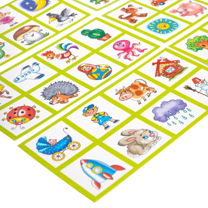 Лото пластмассовое "Десять в одном" мал.