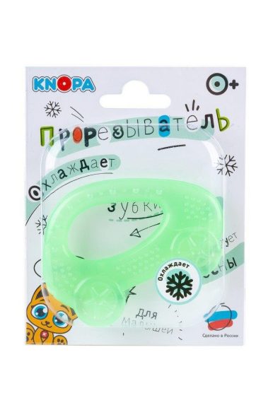 KNOPA. Прорезыватель охлаждающий "Машинка" art.80006 /20 (Пластмастер)