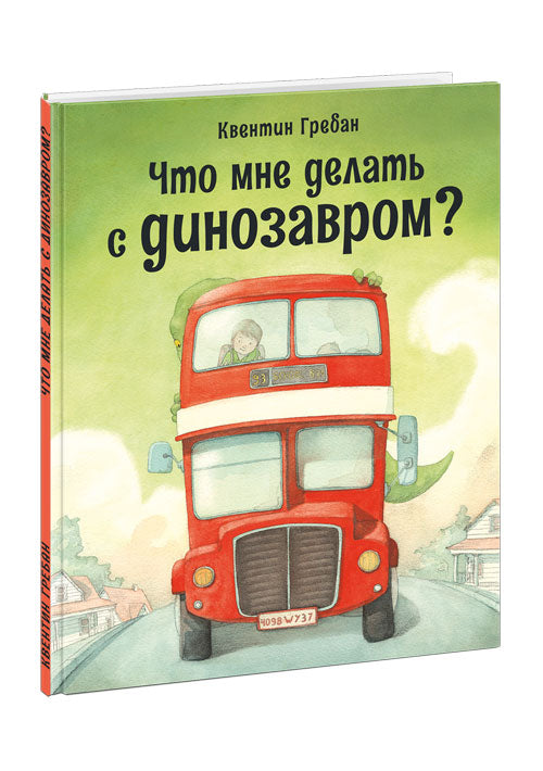 Что мне делать с динозавром? : [сказка] / текст и ил. К. Гребана ; пер. с фр. — М. : Нигма, 2021. — 24 с. : ил.