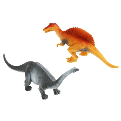 Jeu de dinosaures en plastique, 4 pièces dans un paquet. (русс. уп.) Играем вместе в кор.2*60наб