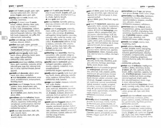 Dictionnaire Oxford des synonymes et antonymes 2/e