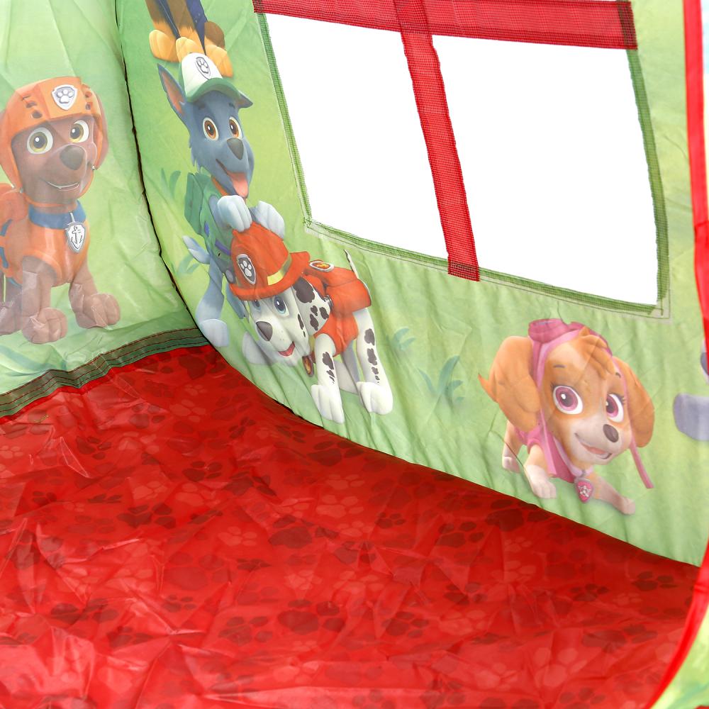 Plateau de jeu pour enfants en forme de Patrouille avec tonnelle,81x95x95,46x100cm, jeu en couleur 10 pièces