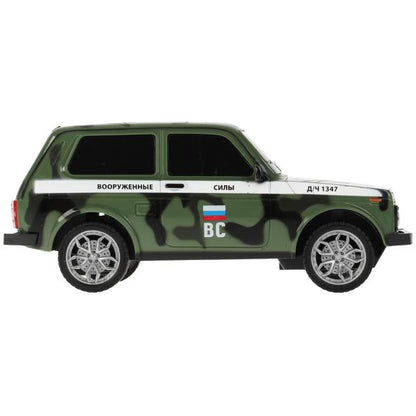 LADA4X4-18L-MIL 326225 Machine pour LADA 4x4 18 cm, rouge, camouflage, couleur. Parc technologique à Cor.24шт