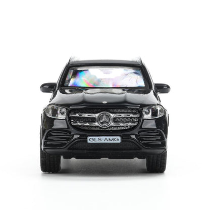 Машина металл MERCEDES-BENZ gls class amg 12см, дв,баг,ин,темно-серый, кор. Parc technologique dans le cor.2*36шт