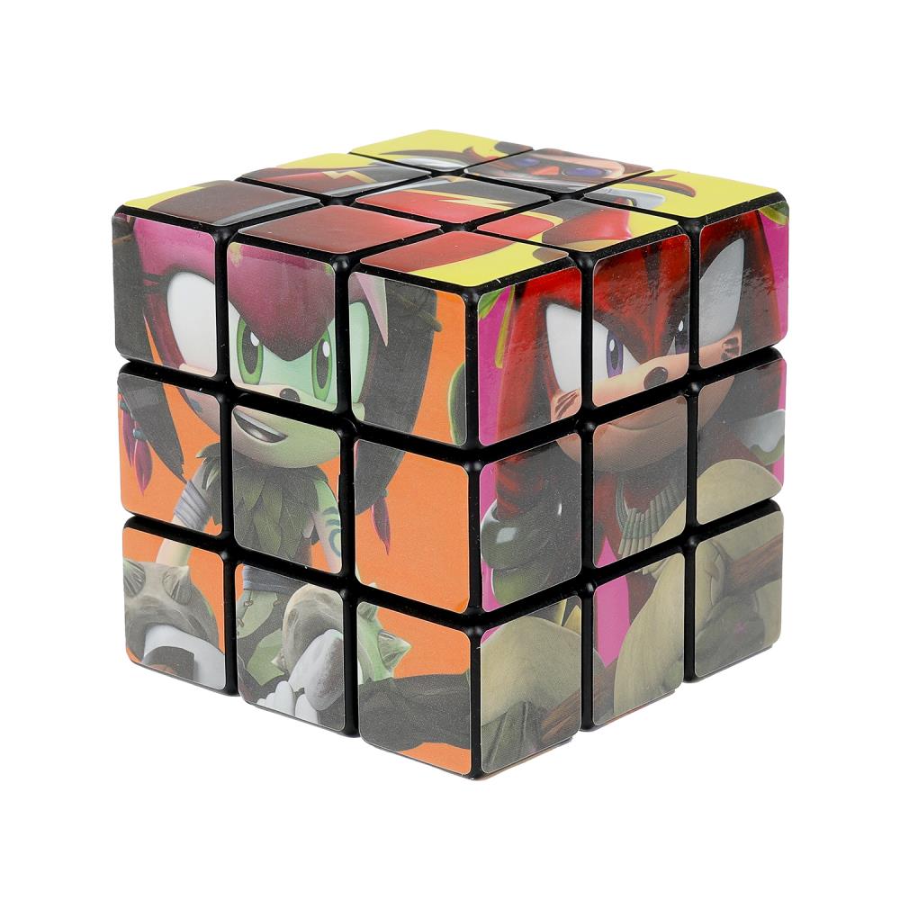Jeu de construction Sonic Cube 3x3, blister 11*17*6 cm, en argent sterling, en cor.2*144 pouces