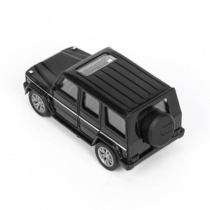Машина пластик MERCEDES-BENZ G-CLASS 10,5 см, инерц, черный, кор. - в кор.2*120шт