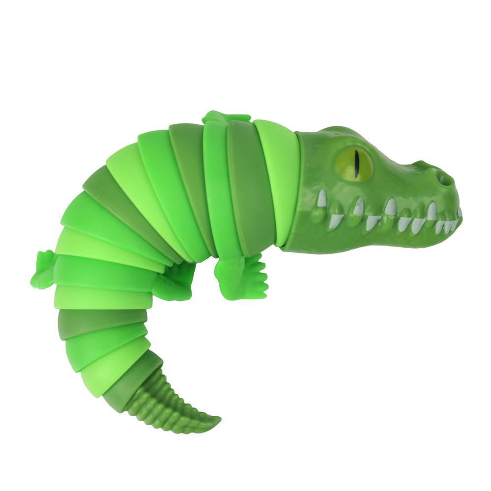 Jeu anti-stress en forme de crocodile, 19 cm, en forme de super-héros, en cor.4*28 pouces
