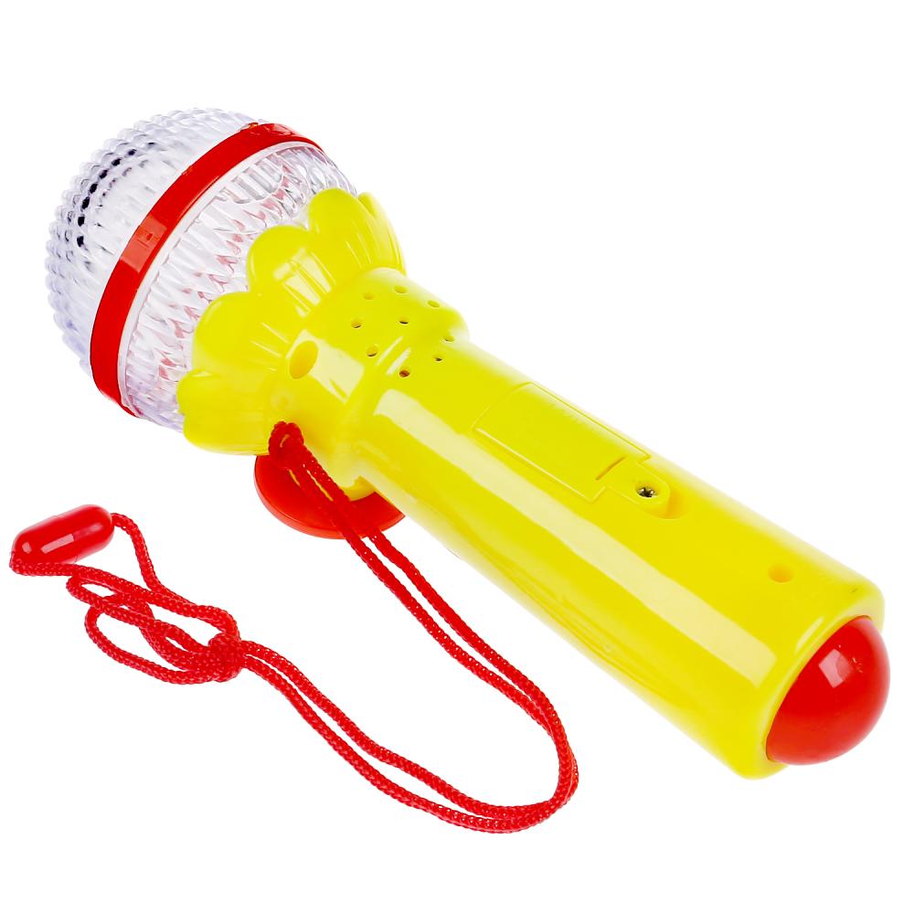 Microphone pour les vêtements de Sikhalkova. 10 pièces, 8 mélodies, звуки аплодисментов, свет. Умка в кор.2*96шт