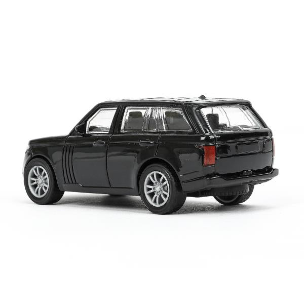 Машина пластик LAND ROVER RANGE ROVER VOGUE 12 см, инерц, черный, кор. Технопарк в кор.2*120шт