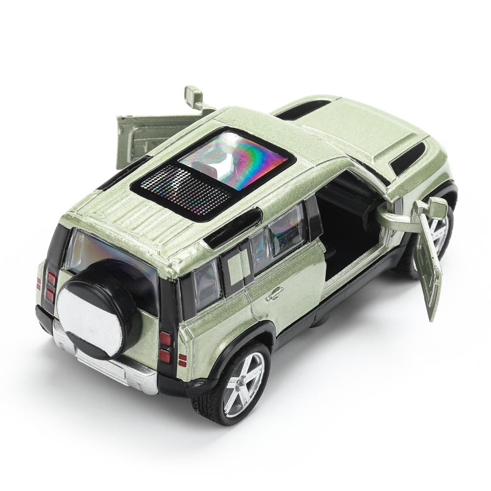 Модель металл land rover DEFENDER, 11 см, двери, инерция Технопарк в кор.2*120шт