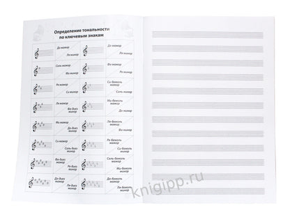 ТЕТРАДЬ ДЛЯ НОТ А4. 16 listes. ТРУБА