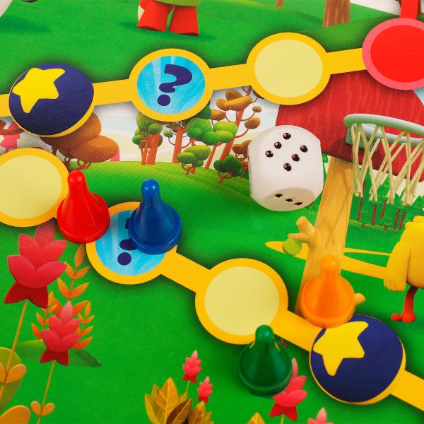 Ми-ми-мишки. Спортивная эстафета. Настольная игра-квадрат. 40 карт.250х250мм. Умные игры в кор.10шт