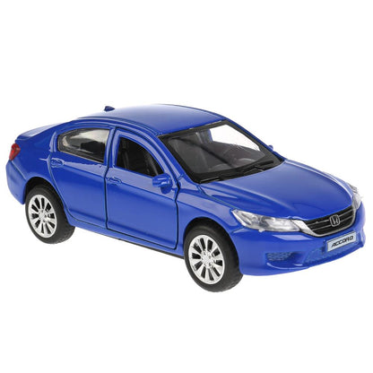 Машина металл "HONDA ACCORD", длина 12см, открыв. двери, инерц, синий, в кор. Технопарк в кор.2*36шт