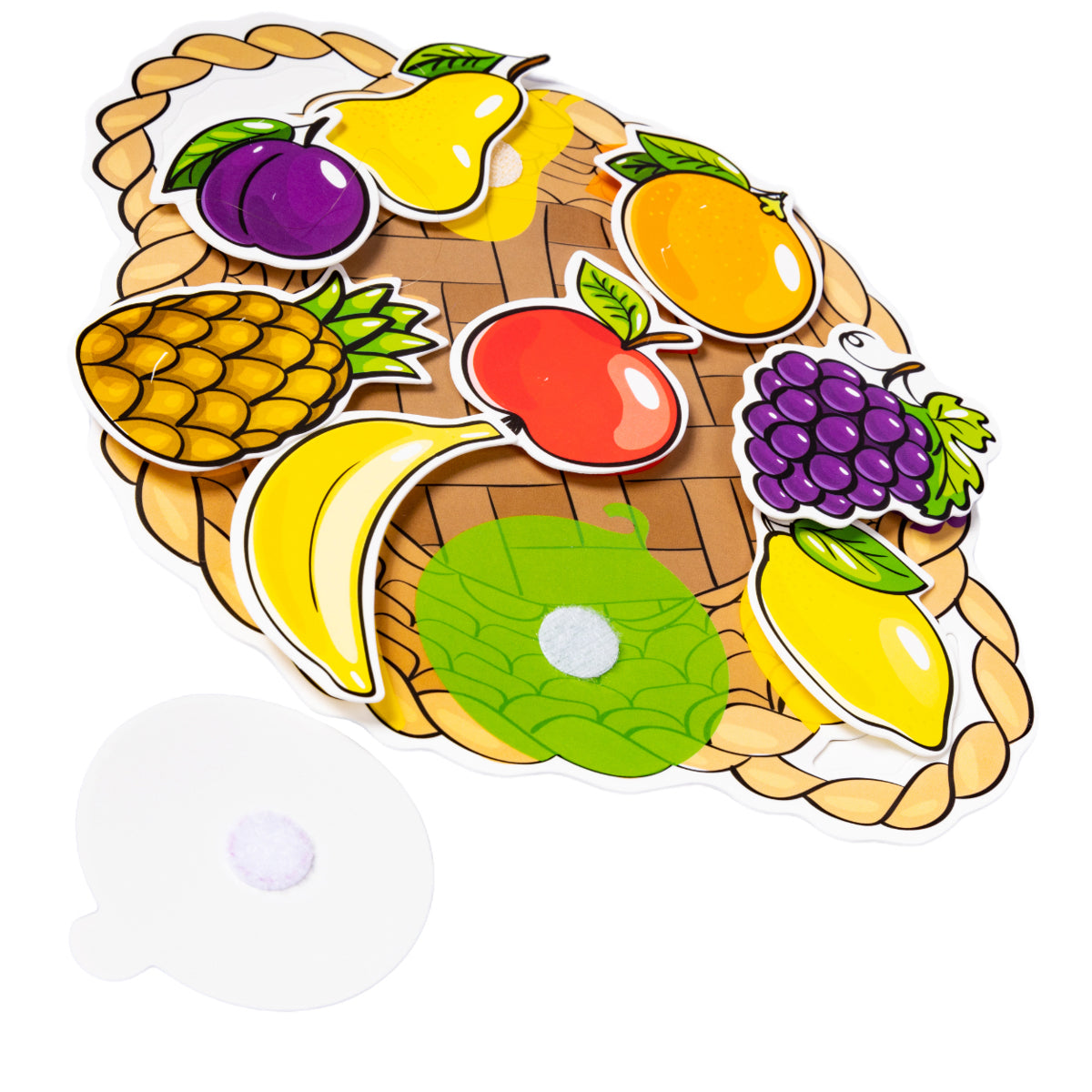 Пластик на липучках "Фрукты и овощи" 10KOR PLASTIC