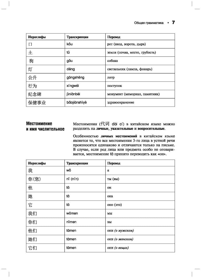 Китайский язык. Грамматика с упражнениями. Шафир М.А.