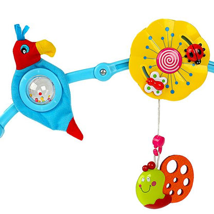 Развивающая дуга на кроватку с текстильными элементами в русс. кор. "Умка" в кор.18шт