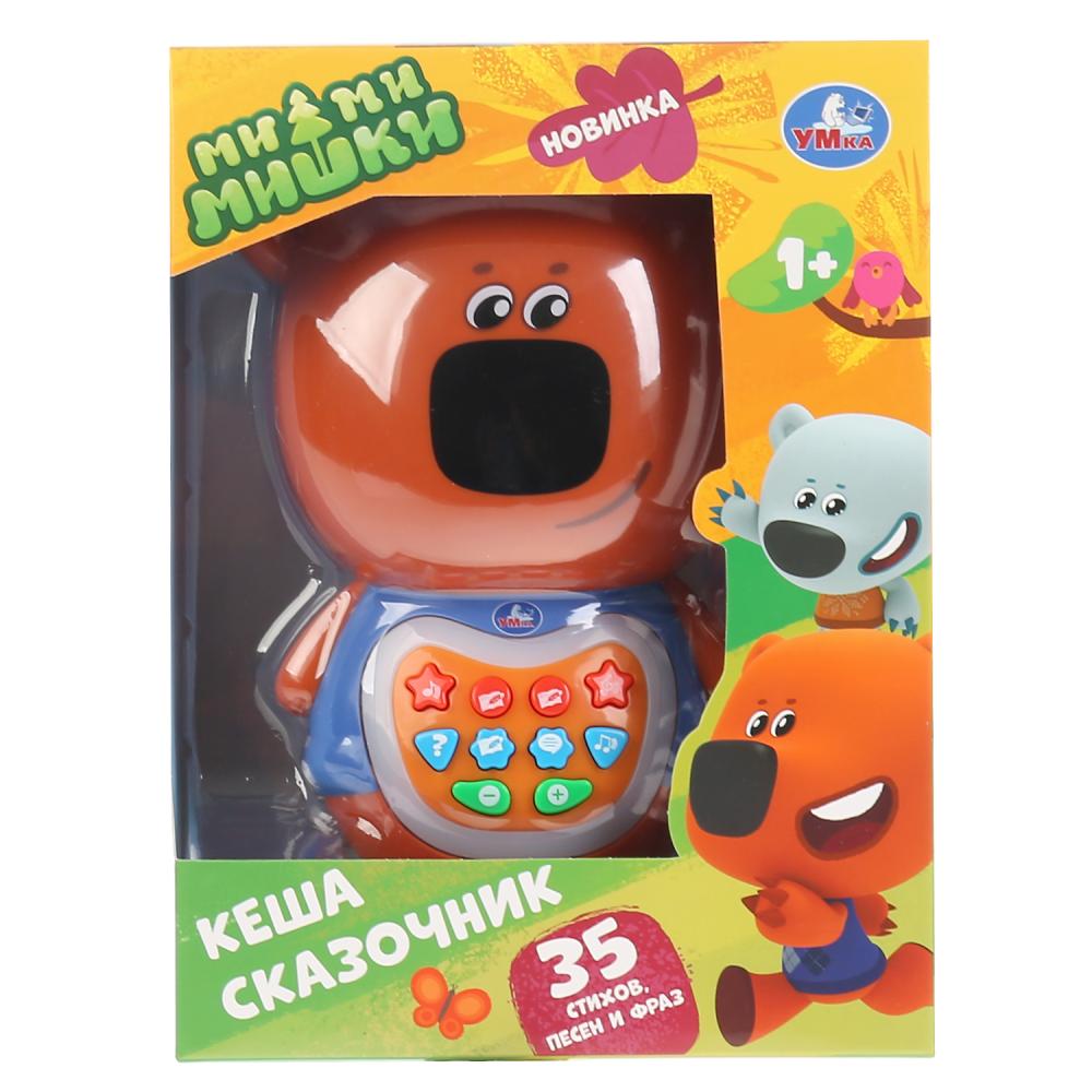 Кеша-сказочник МИМИМИШКИ на бат., свет+звук, руссифиц. в русс. кор. Умка в кор.2*24шт