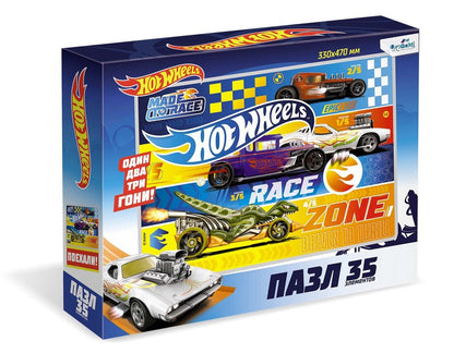 Hot Wheels.Пазл-35гиг. Gonka, 05855