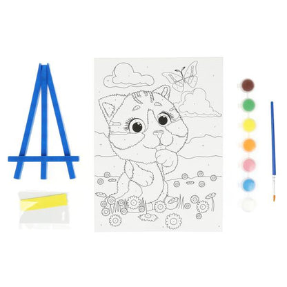 Placez votre étui sur la carte. pour росп. по ном. с дек. (17х23см) котик МУЛЬТИ АРТ в кор.50шт