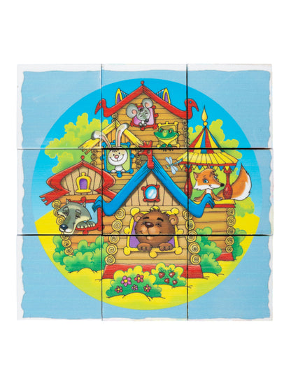 ДК.Кубики "Цветные сказки-1" (sans autocollants) 9 pièces art.00679