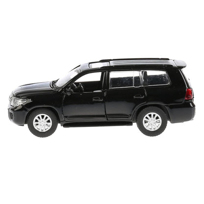 CRUISER-BK 262771 Véhicule en métal TOYOTA LAND CRUISER pour 12,5 cm, double, acier, noir, cor. Technologie