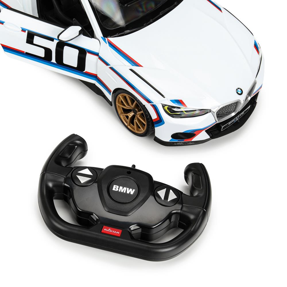 Véhicule pour BMW 3.0 csl 1:14, bleu, 2 pièces, deux portes ouvertes Rastar en couleur 6 pouces