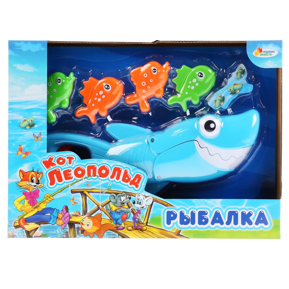 Играем вместе. Игра рыбалка "Союзмультфильм. Кот леопольд" в кор. art.1811V023-R