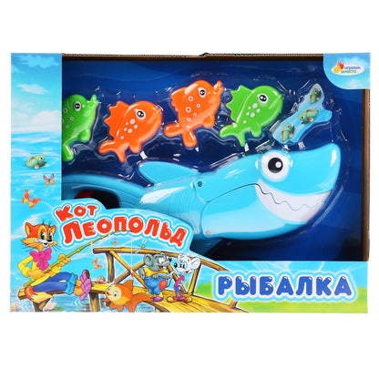 Играем вместе. Игра рыбалка "Союзмультфильм. Кот леопольд" в кор. art.1811V023-R