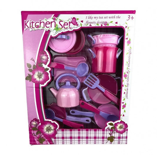 ТА049377CAНаш Китай Игровой набор посудки LN886B Kitchen Set, Набор 13 предм. с аксесс. для кухни,