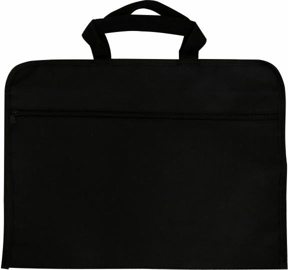 Porte-document A4 en tissu noir, 63753noir