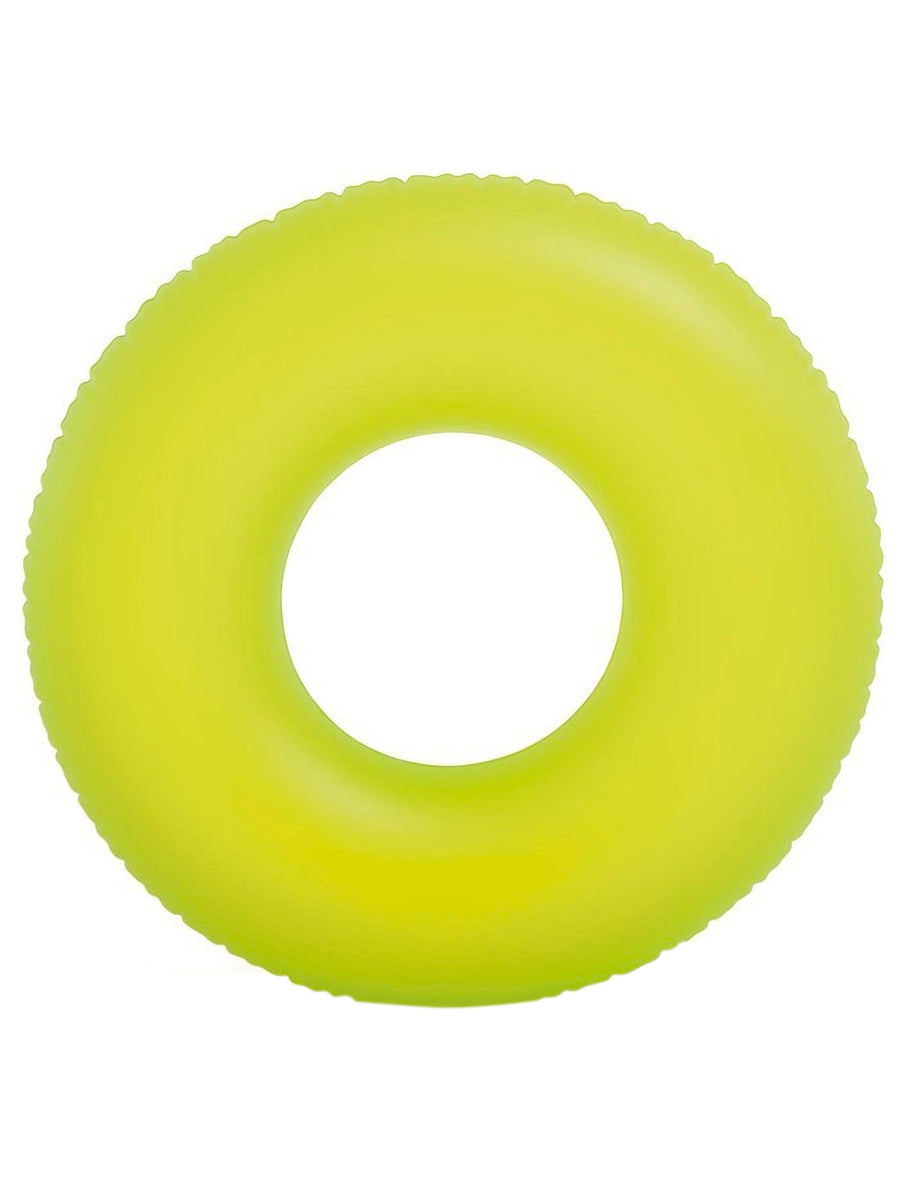 Круг надувной INTEX "Neon Frost Tube" (Неоновый холодный), от 9 лет, 3 вида в ассортименте, 91 см