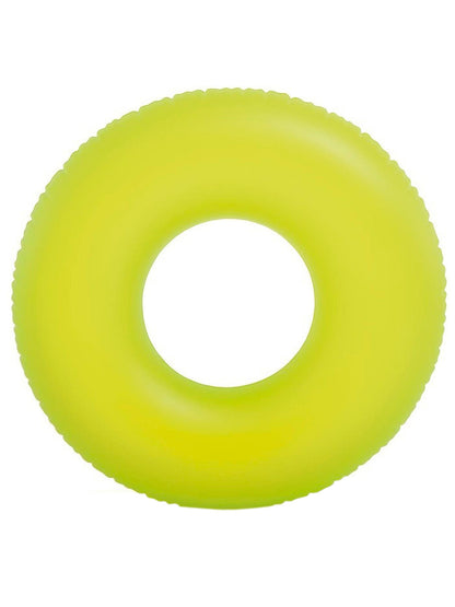 Круг надувной INTEX "Neon Frost Tube" (Неоновый холодный), от 9 лет, 3 вида в ассортименте, 91 см